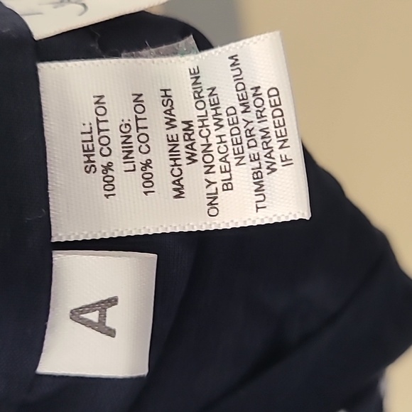 LOFT Women's Elegant Blue and White Strappy Lined Dress - Size 12 NEW WITH TAGS - Picture 13 of 13